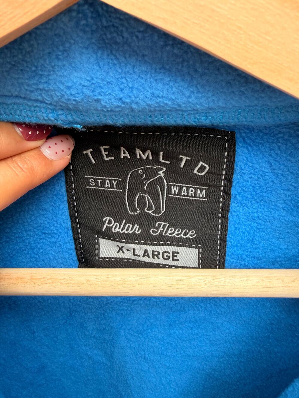 Teamltd colorblock full zip polar fleece jacket with high collar - Picture 6 of 11